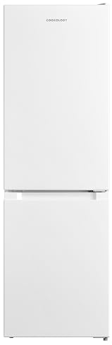 Cookology CFF174WH Static 174 Litre Freestanding Fridge Freezer, Adjustable Temperature Control, Shelves and Legs, Reversible Doors, Efficient LED Light, 4 Star Freezer Rating - in White
