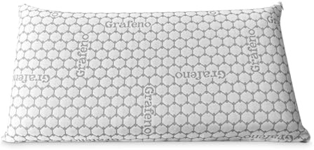 amuéblate online - Almohada Viscoelástica Carbono Visco | Máximo Confort y Excelente Adaptabilidad con Propiedades Antiestrés | 70 x 40 cm