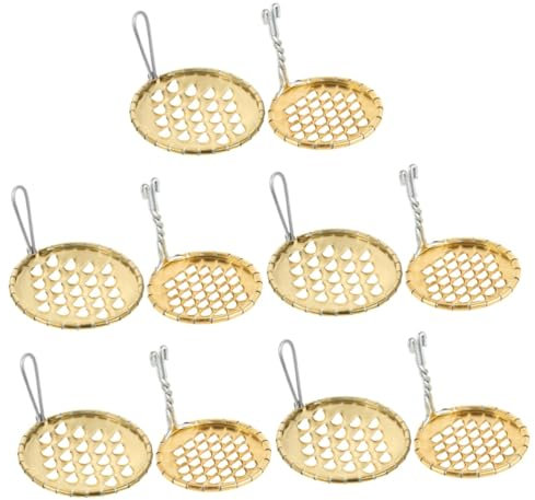 Alipis 5 Sätze Liangfensha Liangpi Shao Kupfer Platzsparend Haushaltswaren Küchenwerkzeug rutschfest Schaber Für Lebensmittel Reiben Für Die Küche Rostfreier Stahl Golden 2 Stück * 5