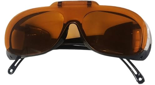 Welding Glasses, Auto Darkening Welding Goggles, Eye Protection Equipment, Anti-Glare Protective Eyewear, Anti-Scratch Lens for Plasma Cutting and Grinding, 4.92 Inches