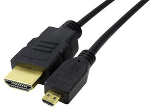 Brightium Cavo HDMI a HDMI Micro da 2 m, ad alta velocità, compatibile con dispositivi mobili e fotocamere, ideale per connessione video e audio.