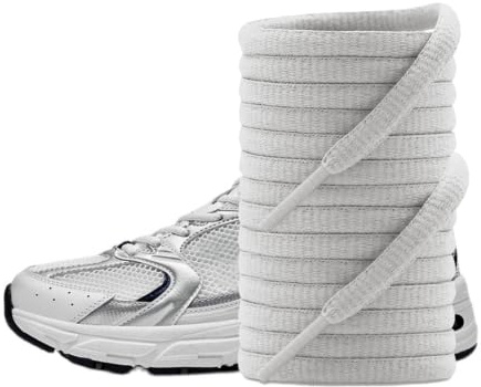 UamGlsob 6 mm Ovale Schnürsenkel für New Balance Sneaker | Flache Dünne Schuhbänder für Laufschuhe & Sportschuhe