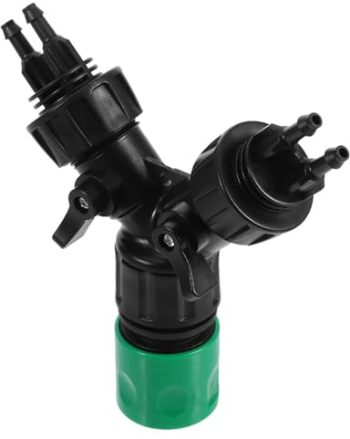 SEWOART Raccord D’Irrigation Goutte à Goutte 4 Voies pour Jardin – Adaptateur 1/4 pour Tuyau Souple – Connecteur Polyvalent pour Système D’arrosage Automatique Extérieur