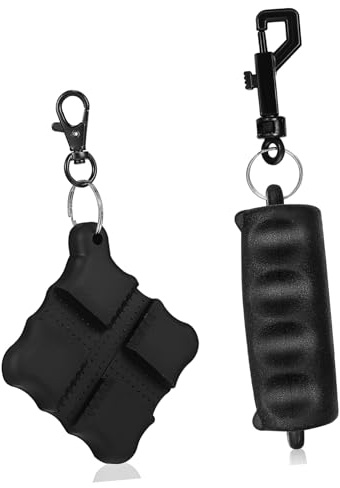 BESTonZON 2pcs Ergonomic Rubber Arrow Puller with Key Rings Target Remover Grippers for Archery Flexible Grip Tool to Safely Extract Arrows Suitable for Beginners and Professionals