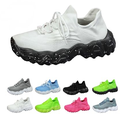 Slip on träningsskor kvinnor sjuksköterskor för kvinnor ortopediska skor nät andas halkfria ortopediska sneakers slip-on tennis promenader löpning sneakers med fotvalvstöd mjuka bekväma träningsskor