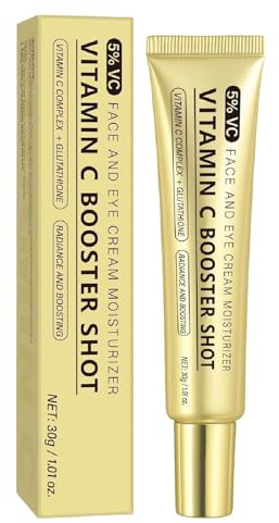 C-vitamin Booster Serum - koreansk hudvård, korrigerande serum för bruna fläckar och glans, C-vitamin ögonkräm för mörka ringar, belysande ansiktsbehandling (1)