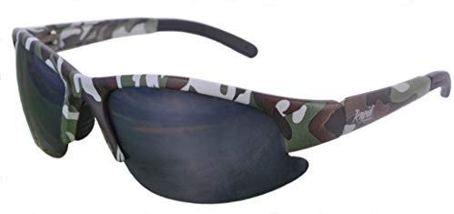 Rapid Eyewear Lunettes de Soleil Camouflage Polarisée pour pêche, tir et sport etc. Résistant aux impacts. Pour hommes et femmes. Protection uv400
