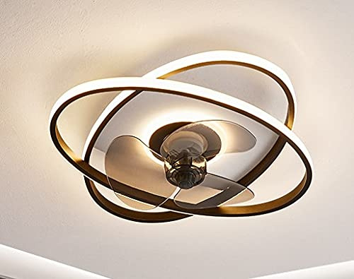 Eurotondisplay 3343 Ventilateur de plafond avec éclairage LED Noir Ø 50 cm 96 W avec télécommande Couleur de la lumière/luminosité