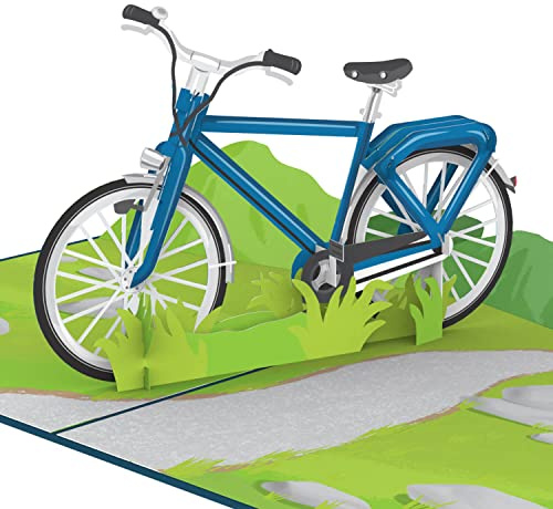 papercrush Pop-Up Karte Fahrrad, 3D Geburtstagskarte für Sohn & Neffen | Glückwunschkarte für Radfahrer (Opa, Onkel, Papa), Gutschein für Fahrradtour, Geldgeschenk für Kinder für neues Rad