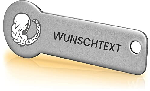 Einkaufswagenlöser ® Personalisiert mit Sternzeichen/Personalisierter Schlüsselanhänger mit Gravur & Schlüsselfundservice/Einkaufschip zum Rausziehen/Entriegler für Einkaufswagen - Jungfrau