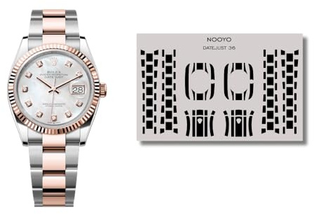 NOOYO Schutzfolie für Rolex Datejust 36 Schutz für Gehäuse, Armband und Schließe 6-stelliger Referenznummer (z.B. 126231)