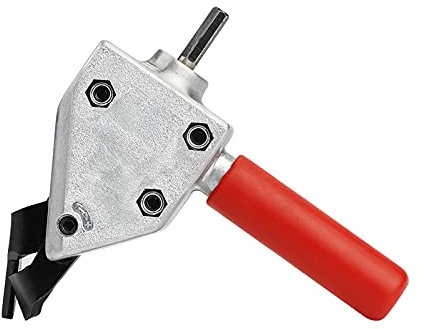 NDNCZDHC Metal Nibbler Metal Sheet Cutter, Electric Drill Shears Attachment, Metal Sheet Saw Cutter Metal Shears for Metal Cutting