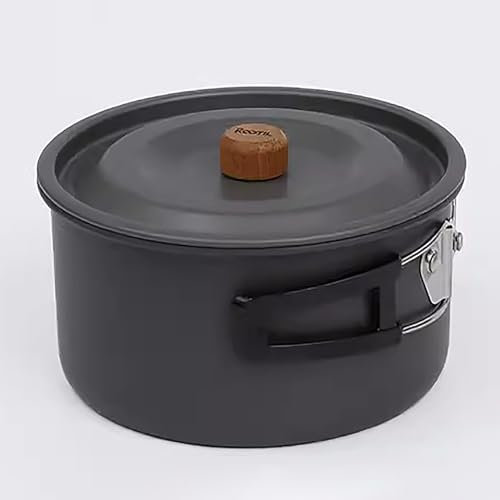 WHYATT Gavetta Scout, Pentole da Campeggio, Pentola da Campeggio Leggera di Padelle per Campeggio, Cucina All'aperto e Picnic (Size : 2L Small Cooking Pot)