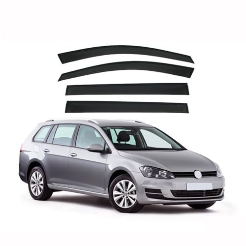 Auto Windabweiser Regenabweiser Für VW Für Golf 7 MK7 2014–2019 Kombi, 4 Stück, Autofenster-Visier, wasserdichter Fensterabweiser, Windschutzscheiben-Markisenschutz