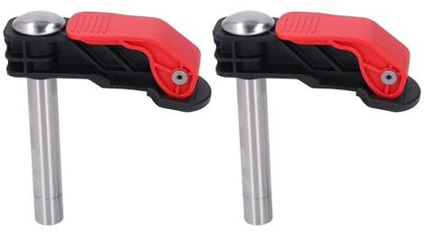 Lybunair 2 Stück Bank-Hundeklemme, 20 mm Schnellspanner, fester Halt, Tisch-Halteklemme für Holzbearbeitung