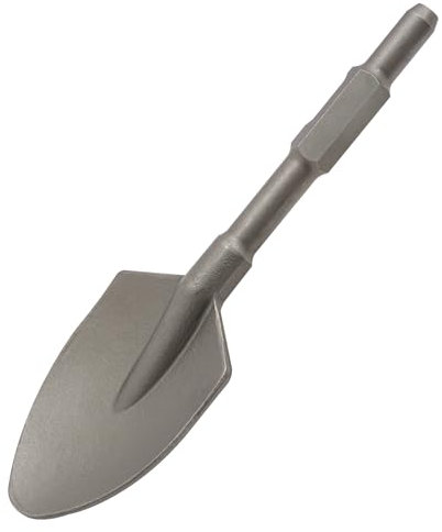 Ciseau à pelle 44 x 13,5 cm - Bêche à argile - Ciseau à asphalte - Pelle - Burin - Marteau - Pierre à béton - Pelle à argile - Ciseau à pelle
