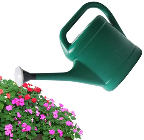 3L Watering Can, Watering Can With Detachable Sprinkler Rose Head, Long Neck Garden Wateringcans, Plants Watering Pot With Handle & Removable Sprinkler Head For Houseplant & Garden Plants