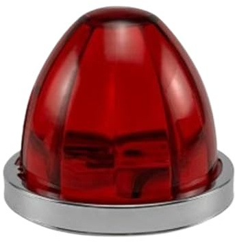 yakermur Lampe de signalisation à LED en forme de pastèque - lumières latérales pastèque pour remorques, éclairage auxiliaire de remplacement avec des performances stables pour une visibilité