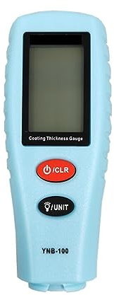 Farbdickenmessgerät Digitales Mini-Schichtdickenmessgerät, Autolackdickenmessgerät, Lackdickenmessgerät, Dickenmessgerät mit Hintergrundbeleuchtung(Blue without battery)