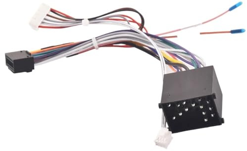 cablaggio dell'autoradio Adattatore for cablaggio stereo autoradio Android 16 pin, for BMW, for E46 Serie 3 E39 Serie 5 E53 X5(Cables)
