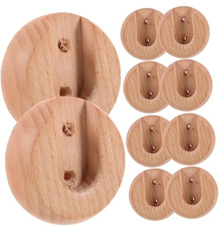 Holibanna 10 Stück Kleiderstangenhalterung Stabil und Robust Passend für 20mm Stange zur Reparatur und Befestigung im Kleiderschrank Zuhause