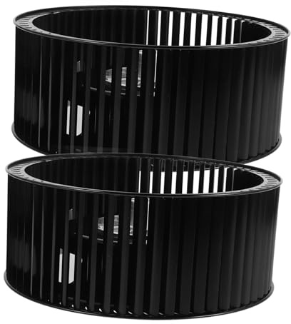 Piezas de Repuesto para Campana Extractora Rueda de Viento | Negro, Metal, 2 Piezas, Instalación Fácil, Tecnología Avanzada, Repuesto para Extractor de Aire de Cocina