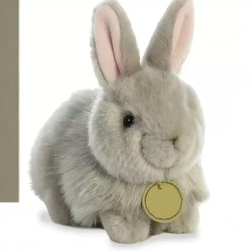 Coniglioe interattivo, Coniglio generico Coniglio di peluche, Coniglios robot interattivo, Peluche pasquale, Il mio coniglioe realistico, Orecchie che saltano, si contorcono e treman (bianco)