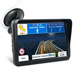 Navegador GPS de camiones de 9 pulgadas con pantalla táctil capeptual gratuita UE Mapa(256ram8g)
