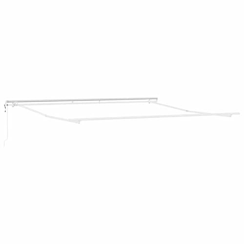 Markise Weiß 4,5 × 3,5 m aus Metall – Perfekter Sonnenschutz für Terrasse & Garten – Langlebig und Wetterfest