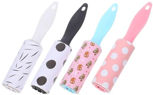 HONITANO 12 pezzi Rullo Portatile Appiccicoso per Pelucchi e Peli Animali Mini Levapelucchi Adesivo per Abiti Divani e Tessuti Rimuovi Peli e Polvere da Mobili e Biancheria