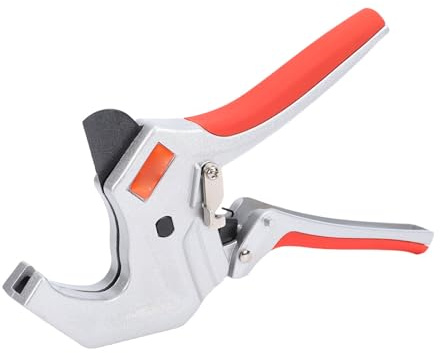 Jectse Tagliatubi a Cricchetto in PVC con Acciaio SK5, i Migliori Strumenti Idraulici per L'edilizia Domestica e Professionale, capacità di Taglio di 1,65 Pollici, SK5, Diametro di