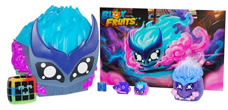 Blox Fruits - Gas Fruit Storage Case Bundle - Series 3 - Plush Toys, Minifigures, Poster - Includes DLC Code Redeemable on Roblox - Officially Licensed Collector Set by PhatMojo
