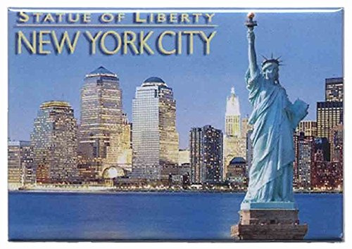 Kühlschrankmagnet New York City Statue of Liberty Souvenir, 2,5 x 3,5 cm
