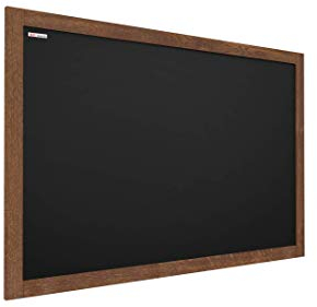 ALLboards Kreidetafel mit lackiertem Holzrahmen 150x100cm, Schwarz, Schreibtafel, Kreide, Kreidetafel zum aufhängen, Wand Tafel Holz, Schreibtafel zum Aufhängen