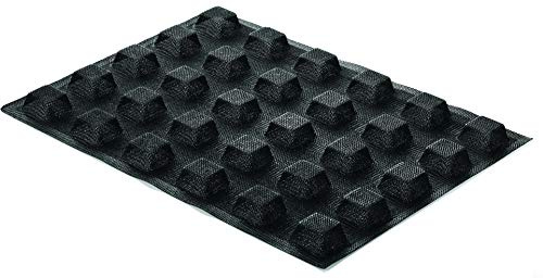 silikomart | Micro-Formes en Silicone Perforé, Dimensions 400 x 300 x 16 mm | Moule Square