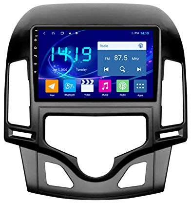 Per Hyundai I30 2006-2011 Android10 Auto DVD Radio Lettore Multimediale Navigazione GPS Per Bluetooth Car Stereo Car Multimedia Radio Wifi Internet Support,Automatic