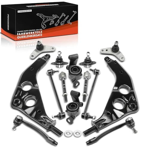 Frankberg 14x Querlenker Koppelstange Traggelenk Spurstange | Vorderachse, 31126757561, 31121492144; Kompatibel mit Mini R50 R53