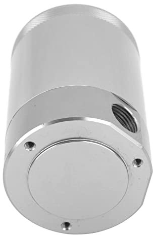 AOWINHIT Kit Serbatoio Serbatoio Raccolta Olio, Separatore Olio Aria con Deflettore in Lega di Alluminio, a Doppia Porta per Sostituzione Camaro SS 6.2L dal 2016 in Poi (Argento),Pompe Carburante