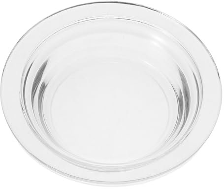 Cabilock Wax Melt Warmer Glass Dish Set 115mm Diameter Leak-proof Fragrance Warmer Plates Aromatherapy Accessory for Home Use
