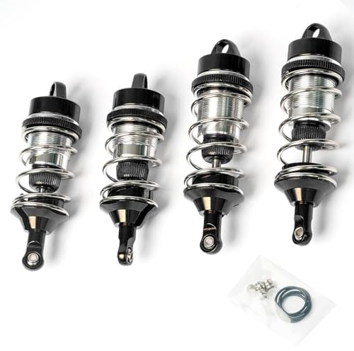 Aluminum Shock Absorber for ARRMA 6S 1/7 Felony/Infraction/Limitless with Upgrade Bearing Steel Shock Spring,Front Rear RC Shocks Damper,88mm/98mm Adjustable Absorber Hop Ups PartsARA330627,ARA330628