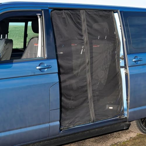 T5 Sliding Door Sun Protection Mosquito Net Magnetic Fly Screen Insect Protection Side Door Shade Net for T6 Camping
