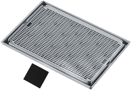 Sghtil Tapis Pour Bac À Litière Pour Chat | Tapis Antidérapant à Double Couche avec Revêtement Imperméable,Accessoires Pour Animaux Antidérapants Étanches Types de Chats, Sol Et Bac à Litière