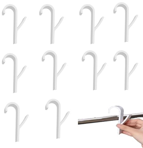 10 Stück Weiß Haken für Rundheizkörper,Mehrzweckhaken für Rundheizkörper Handtuchhalter Heizkörper Bad Hacken für Handtuchheizkörper ABS Haken Heizung Badheizkörper für alle Standard Heizkörper