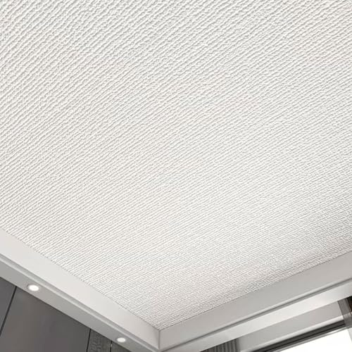 Naturepanda Selbstklebende Deckenfolie,Aufkleben Dekorative Fliesen,Deckenverkleidung Badezimmer,Dekorative Deckenfliesen,für Wohnzimmer,Küche,Büro,Badezimmer,Lager,1,5 mm Starke,Breite 50cm