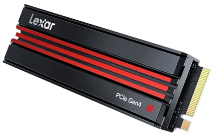 Lexar EQ790 PS5 SSD 1TB, M.2 NVMe 1.4 Interne Solid-State-Festplatte mit Kühlkörper, 2280 PCIe Gen4x4 Intern SSD, bis zu 7.000 MB/s Lesegeschwindigkeit, Kompatibel mit PS5, Desktop und Laptop