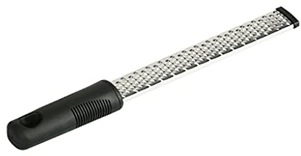 SYXL Grattugie Comodo Formaggio grattugia Limone Zest Cioccolato grattugia Formaggio brandelli in Acciaio Inox grattugia Strumenti di Cottura a casa Multiuso Gestione Veloce (Color : Black)