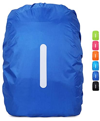 Lot de 1 Housse de Sac à Dos Réfléchissante, Housse de Imperméable pour Protection Sac à Dos Pluie, Housse Sac à Dos Imperméable Réfléchissante en Plein Air pour Randonnée, Équitation, Escalade
