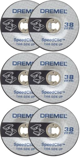 Dremel SC541 EZ Speedclic Grinding Wheels Accessory Set, 2 Reinforced Grinding Wheels for Grinding and Sharpening Metals (Pack of 3)