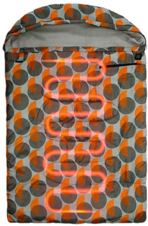 Dogchlafsack - lit de voyage au réchauffement pour chiens, tapis étanche, lit pour animaux de compagnie peut être portable | Lieu de sommeil compact avec un rembourrage isolé pour l'intérieur et l'ext