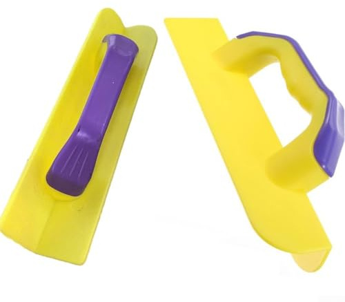 Cazzuola angolare da parete, 1 confezione di utensili in plastica per cartongesso per finitura angolare interna ed esterna, bordi lisci in cemento, semplice da usare per costruttori domestici e